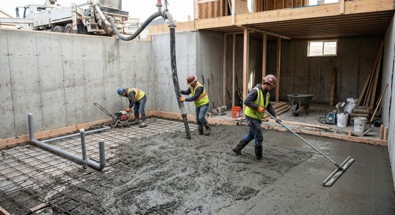 Basement Concrete Installation in Clemson, SC