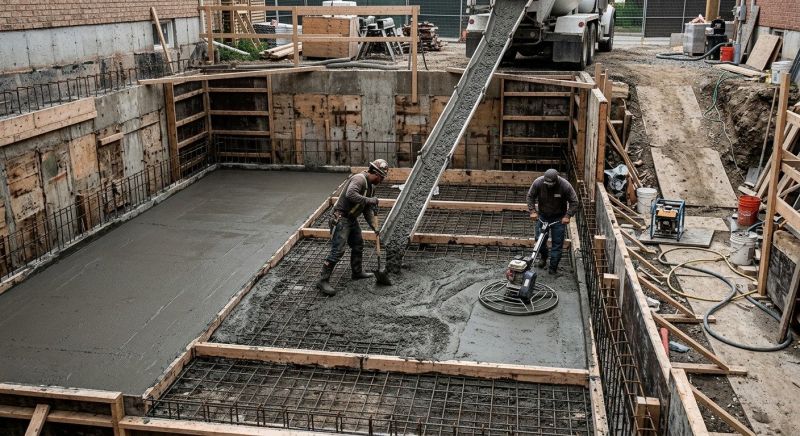 Basement Concrete Installation in Honea Path, SC