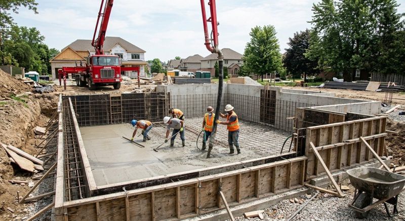 Basement Concrete Installation in Anderson, SC