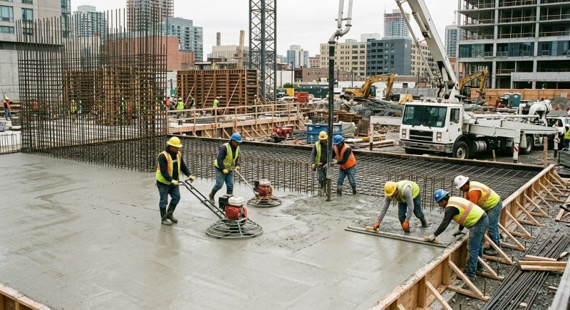 Commercial Slab Construction in Honea Path, SC