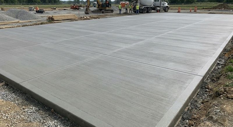 Commercial Slab Installation in Starr, SC