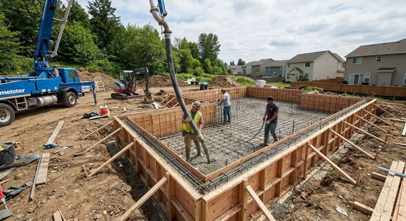 Concrete Foundation Installation in Easley, SC