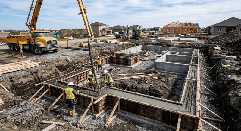 Concrete Foundation Installation in Pendleton, SC