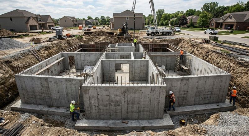Foundation Construction in Iva, SC