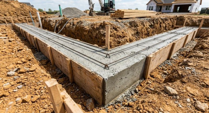 Foundation Footer Installation in Anderson, SC