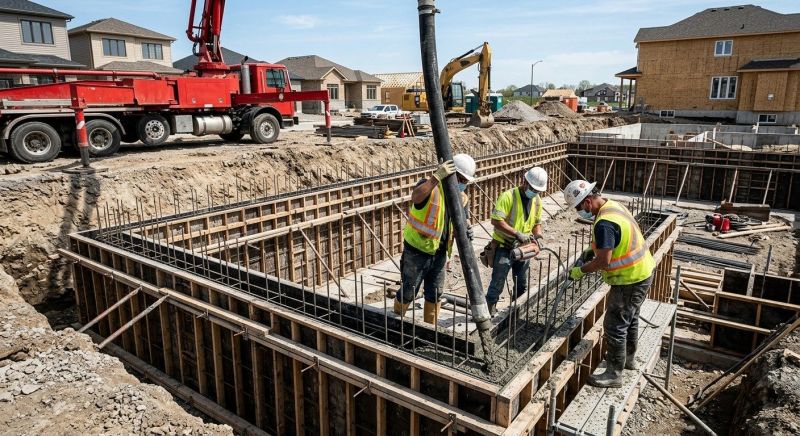 Foundation Wall Pouring in Anderson, SC