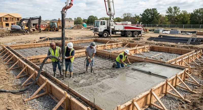 Foundation Wall Pouring in Oconee County, SC