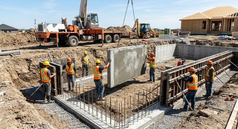 Foundation Wall Pouring in Seneca, SC