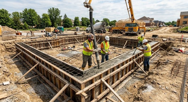 Foundation Wall Pouring in Starr, SC